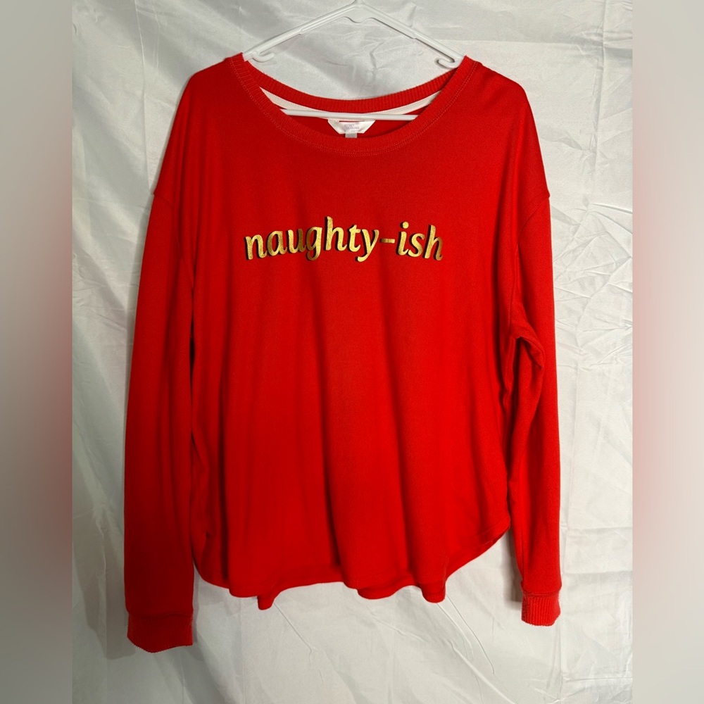 Naughty-ish XL long sleeve sweater/shirt